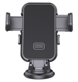 Beetle R1 Easy - Touch Universal Car Phone Holder - Black | Universal One - Hand Operation Clip Mount with Soft Rubber Grips & Air Vent Compatibility image 0