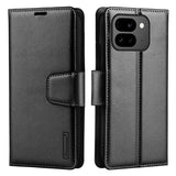Google Pixel 10 Pro Fold Diary Case - Black | Hanman Flip Cover with Clasp, Card Slots & Full Protection