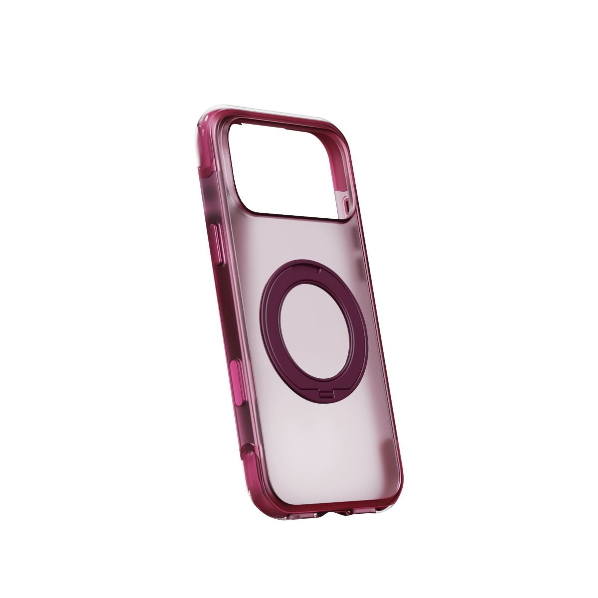 iPhone 18 Pro Max / 17 Pro Max Stellar Stand Case - Burgundy | MVR MagSafe Cover with 360 Rotating Stand