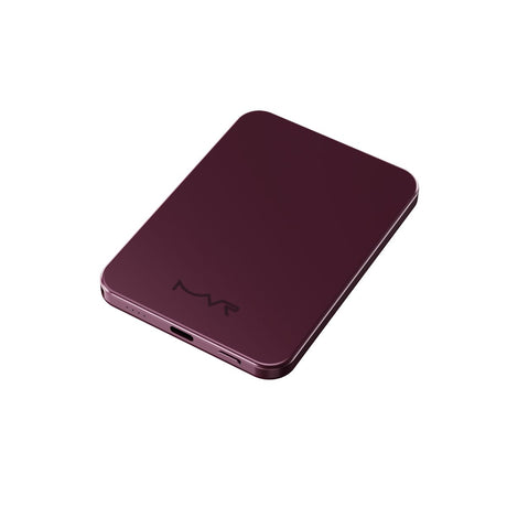 MVR Slim Snap 3.0 5000mAh MagSafe Power Bank - Burgundy