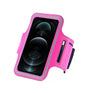 Waterproof Running Armband - Hot Pink(Size L) | Water Resistant, Adjustable Band image 0