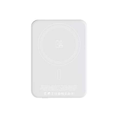 MVR Slim Snap 3.0 5000mAh MagSafe Power Bank - Silver