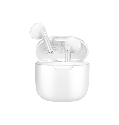 EFM TWS Atlanta Earbuds – White | Dual Driver, Wireless Charging, Immersive Stereo Sound image 0