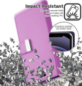 iPhone 16 Pro Wallet Case - Purple | Mercury Rich Diary Flip, Soft Touch Protective Cover image 2