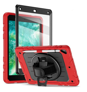 Apple iPad Air 2/9.7 Case - Red |Survivor Generic Rugged Case with Hand Strap, Shockproof & Scratch - Resistant Protective Cover image 0