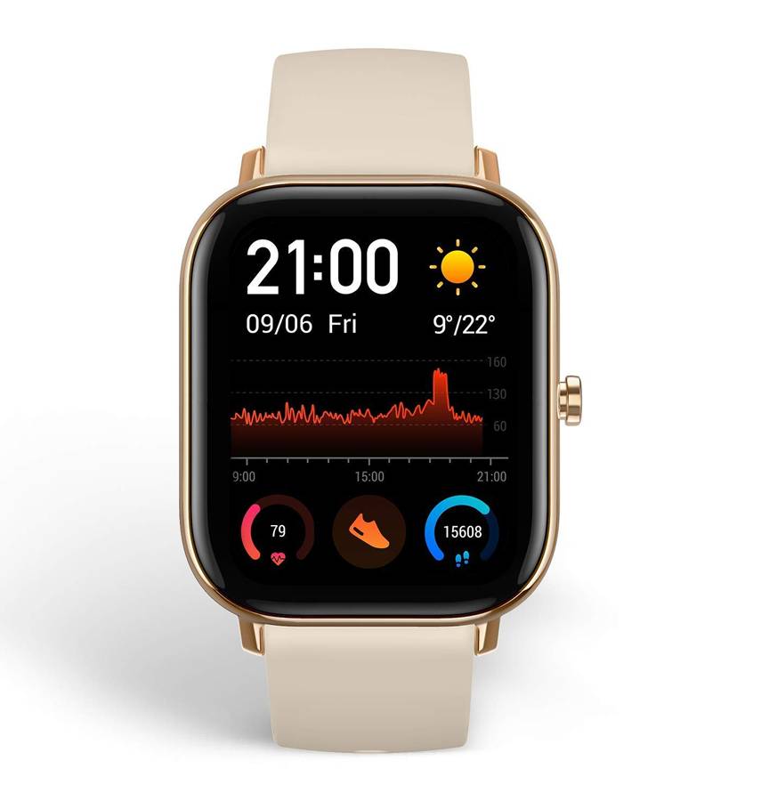 Amazfit GTS Gold Band - Fashionable Metallic Accent, Durable Material, Easy - Install Design image 0
