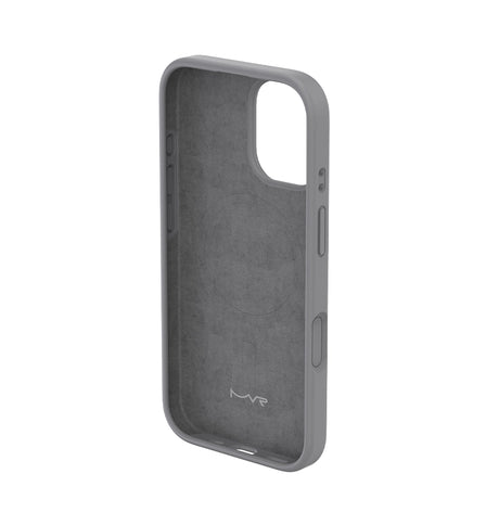 iPhone 17 Liquid Silicone Case – Grey | MVR  Anti-Dust Coating, Shock-Absorbent image 1
