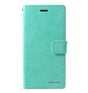 iPhone XR Wallet Case – Mint | Goospery Mercury Bluemoon PU Leather Flip Cover with Magnetic Closure & Anti-Theft Card Pockets image 0