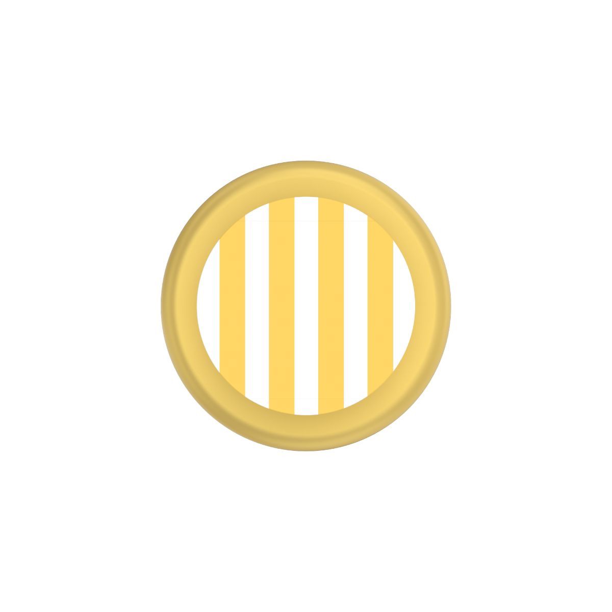 Beetle MagSafe Pop Socket - Limoncello Stripe | Collapsible Grip & Stand
