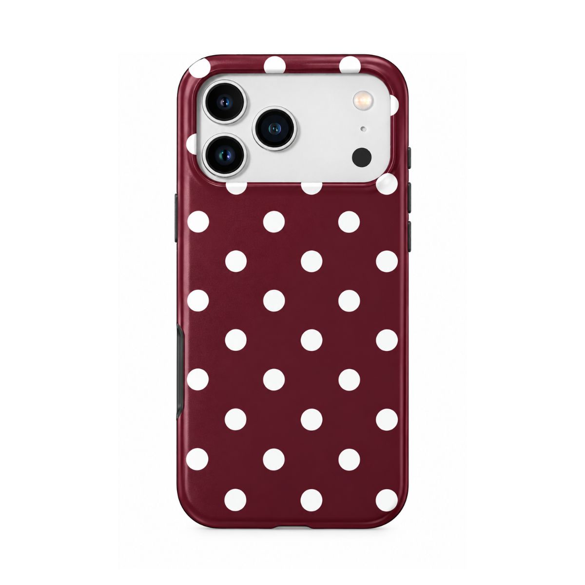 iPhone 18 Pro / 17 Pro Beetle Amalfi Case - Merlot Dot | MagSafe Cover