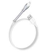 MVR Lightning Cable - White | MFi Certified 1.2m USB A, Fast Charging with Phone Stand image 4
