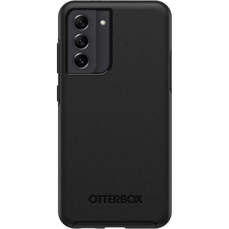 Samsung S21 FE Case – Black | OtterBox Symmetry Series Rugged Protective Cover image 1