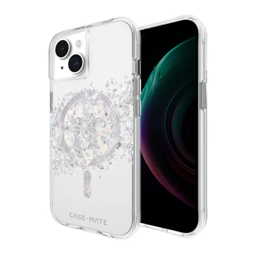 iPhone 15 Case-Mate Karat Magsafe Back Cover - Touch Of Pearl image 4