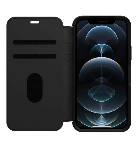iPhone 12 Pro Max Case – Shadow | OtterBox Strada Cover with Sleek Wallet Design & Durable Protection image 0