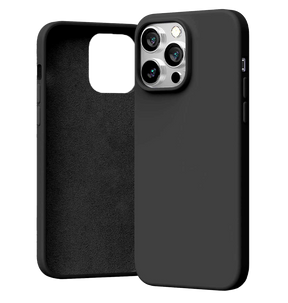 iPhone 14 Pro Max Silicone Case – Black | Goospery Mercury Ultra-Slim Anti-Slip Cover with Soft-Touch Finish image 0