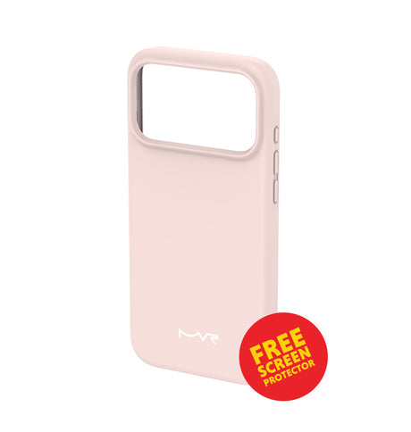 iPhone 17 Pro Max Case – Blush | MVR  Liquid Silicone Soft-Touch Finish, Anti-Slip Grip, Premium Protection image 0