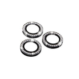 iPhone 18 Pro/18 Pro Max MVR Glam Camera Lens - Black | Sparkling Rhinestone Rim, Scratch-Resistant