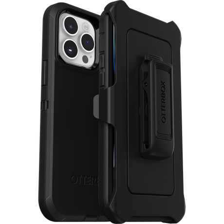 iPhone 14 Pro Max Case - Black | OtterBox Defender Series, Scratch-Resistant Rugged Protective Back Cover image 2