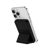 MVR MagSafe Power Bank - Black | 6500mAh, 2 – in – 1 Wireless Charger & Phone Stand, Portable 15W Fast Charging image 1