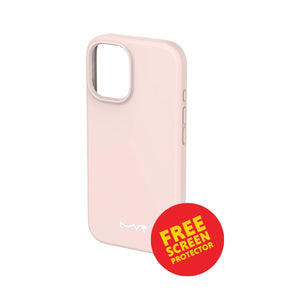 iPhone 17 Liquid Silicone Case – Blush | MVR Enhanced Grip Texture, Scratch Protection, MagSafe Compatible image 0