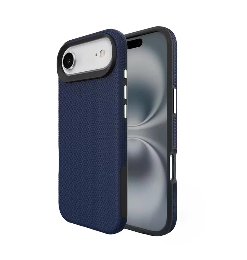 iPhone 17 Air MagSafe Case – Navy | Triangle Stylish Geometric Design, Slim Fit, Magnetic Charging Ready image 0