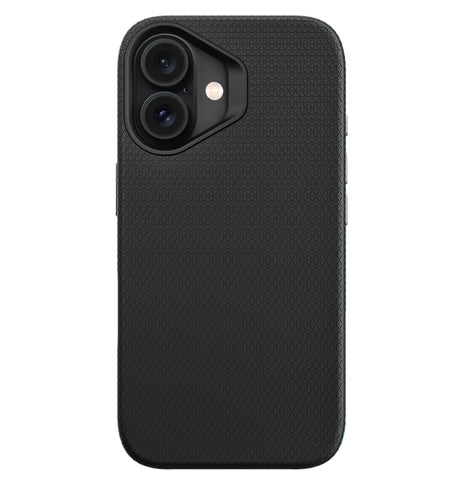 iPhone 16 Triangle Pattern MagSafe Case - Black | Rugged Shockproof Back Cover image 4
