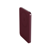 MVR Slim Snap 3.0 5000mAh MagSafe Power Bank - Burgundy