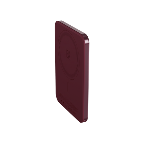 MVR Slim Snap 3.0 5000mAh MagSafe Power Bank - Burgundy