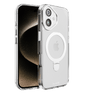 iPhone 16 Stellar Stand Case - Silver | Built In Adjustable Kickstand, Shockproof Back Cover image 0