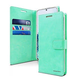 Samsung S26 Ultra Diary Case – Mint | Goospery Mercury Bluemoon with Card Holder & Shockproof Protection image 1