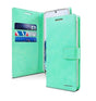 Samsung S26 Ultra Diary Case – Mint | Goospery Mercury Bluemoon with Card Holder & Shockproof Protection image 1