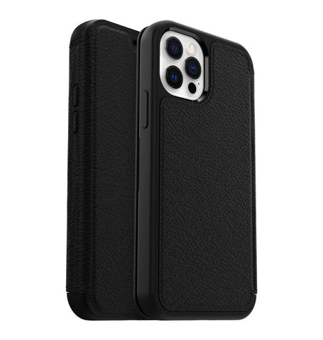 iPhone 12/12 Pro Case – Shadow | OtterBox Strada Series, Soft Touch Protective Cover image 0