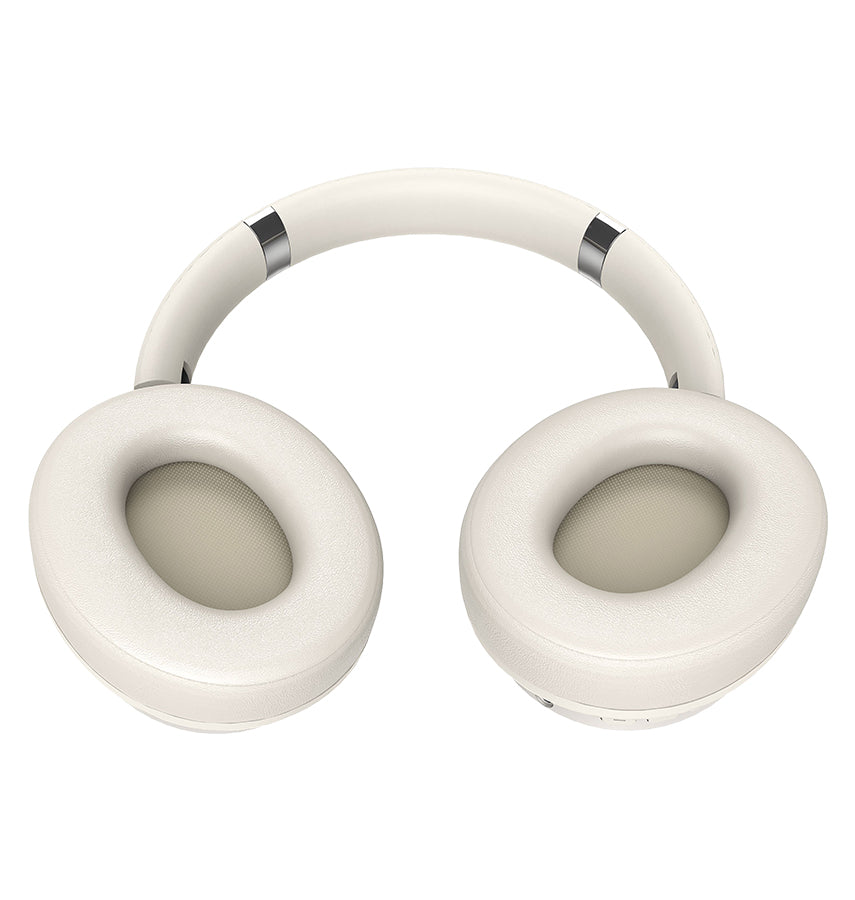 MVR Sonic Wave Headphones – Cream | Crystal-Clear Sound, Elegant Finish & Comfortable Fit image 3