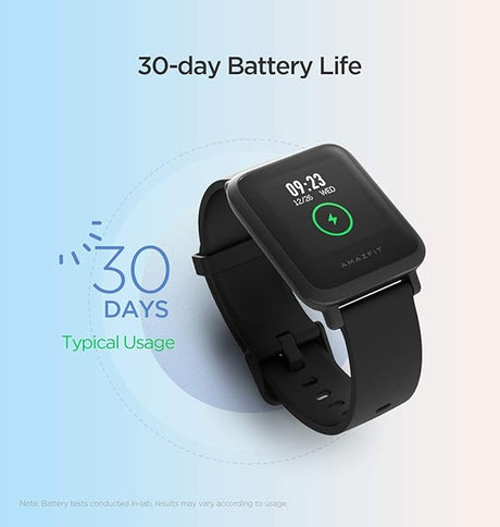 Amazfit Bip S Smartwatch - Black | 40 - Day Battery, Always - On Display, GPS, 5ATM Waterproof, Activity Tracking image 2