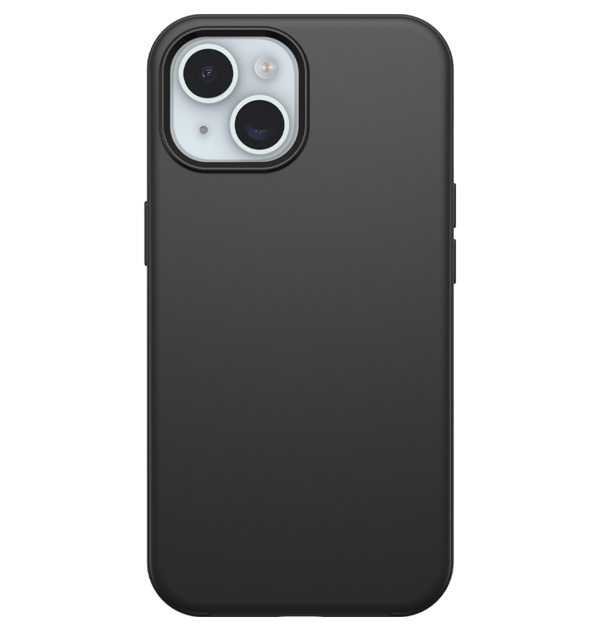 iPhone 13/14/15 Magsafe Case – Black | OtterBox Symmetry Series, Soft Touch Protective Cover image 0