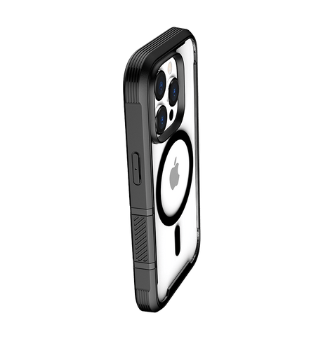 iPhone 16 Pro Case - Black | MVR Robust 360° Full Protection, Scratch Resistant Back Cover image 3