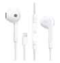 Powerflo Plus iPhone Lightning MFI Earpods - Wired Earphones with Mic image 0