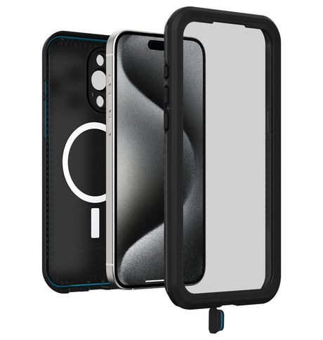 iPhone 16 Pro Max Magsafe Case – Black | OtterBox Fré Series, Waterproof Protection Back Cover