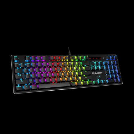 Bloody B820R Keyboard – Black | RGB Backlit, Light Strike Mechanical Switches, Durable Gaming Performance