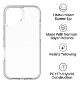 iPhone 16 Plus MVR Nova Case - Crystal Clear | MagSafe Compatible, Scratch Resistant Back Cover image 4