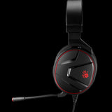 Bloody G600i Headset – Black | 7.1 Virtual Surround Sound, Wired Gaming, Noise-Isolating Mic