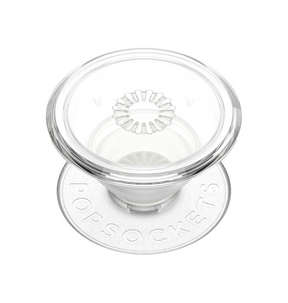 PopSockets PopGrip Phone Holder - Clear |with Expanding Kickstand, Adhesive Grip image 0