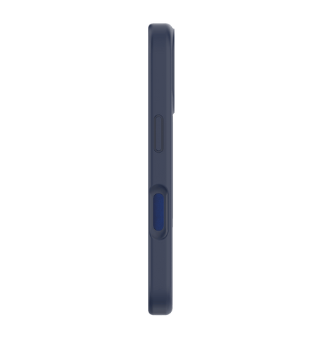 iPhone 16 MVR Liquid Silicone Stand Case - Navy Blue | Soft - Touch, Adjustable Kickstand image 2