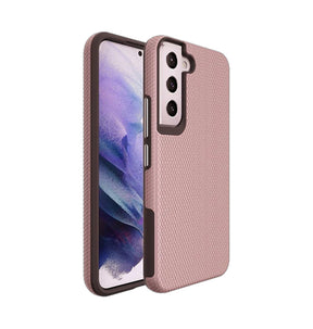 Samsung Galaxy S23 Triangle Case - Rose Gold | Triangle Texture Rugged Shockproof Cover image 0