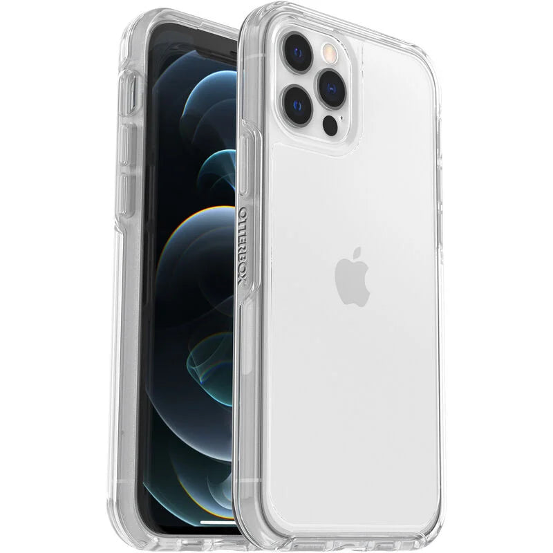 iPhone 12/12 Pro Case – Clear | OtterBox Symmetry Series, Soft Touch Protective Cover image 1