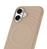 iPhone 16 MVR Wave Silicone Case - Tortilla | Shockproof & Slim Fit Back Cover image 2