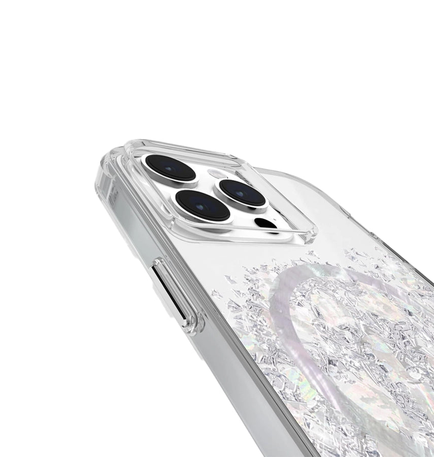iPhone 15 Pro Max Case – Touch of Pearl | Case-Mate Karat MagSafe Cover with Elegant Shimmer & Durable Protection image 2