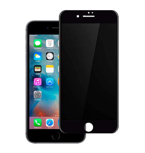 iPhone 6/6s/7/8/SE2 Privacy Screen Protector - Black | Edge – to – Edge Full Coverage Curved Screen Protector image 0