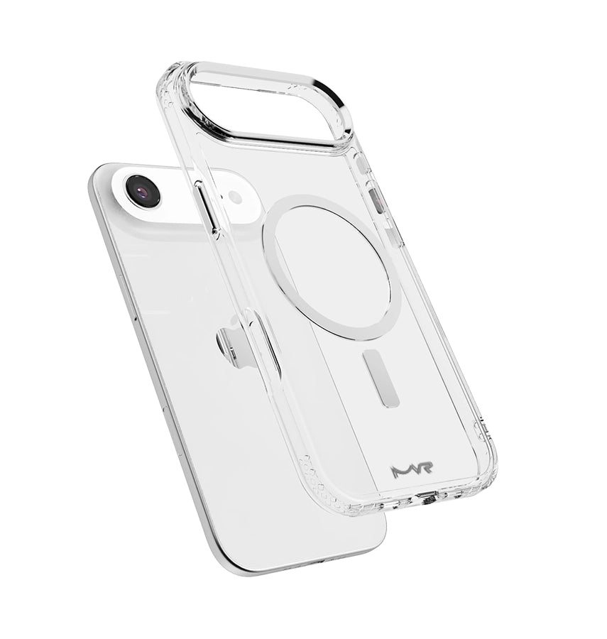 iPhone 17 Air Impact IMD Case – Silver | MVR Durable IMD Design, Scratch Resistant, Lightweight Protection image 1