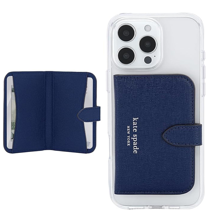 Kate Spade Morgan Magnetic Wallet MagSafe – Navy | Stylish & Durable iPhone Wallet with Secure Magnetic Attachment image 0